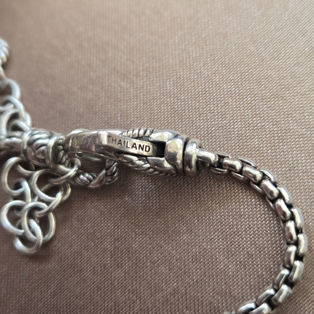 Jai John Hardy Sterling 14k Gold Station Necklace - Picture 7 of 8